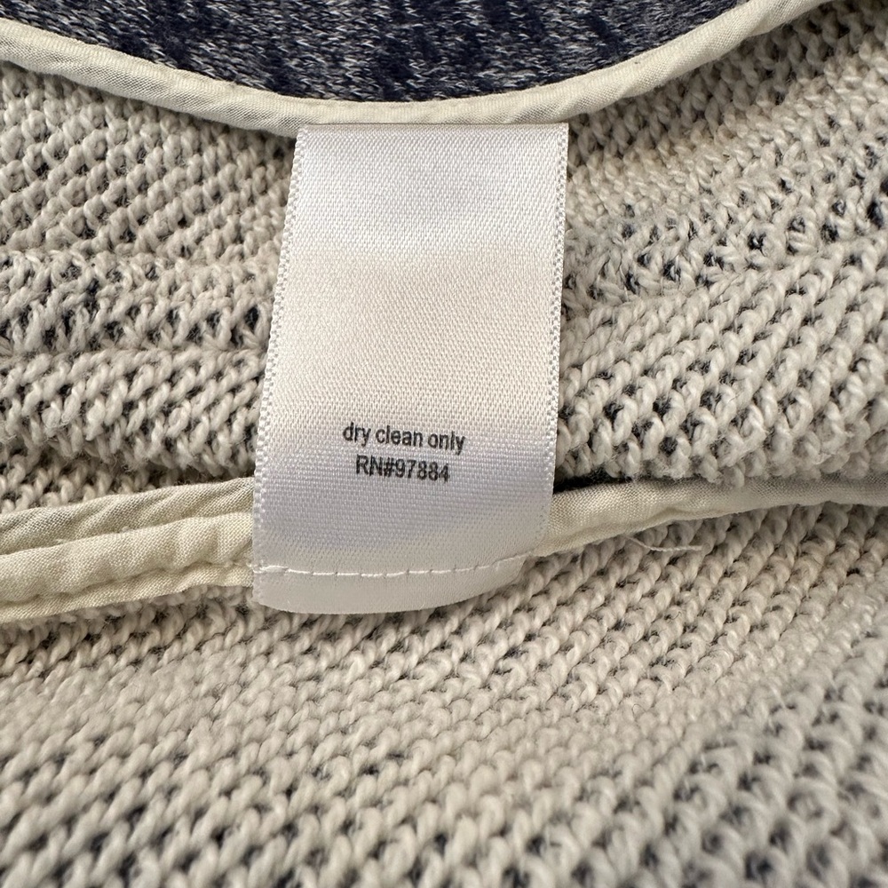 Tart Collections Georgiana Sweater Jacket Navy Cream Women Large - Picture 12 of 12